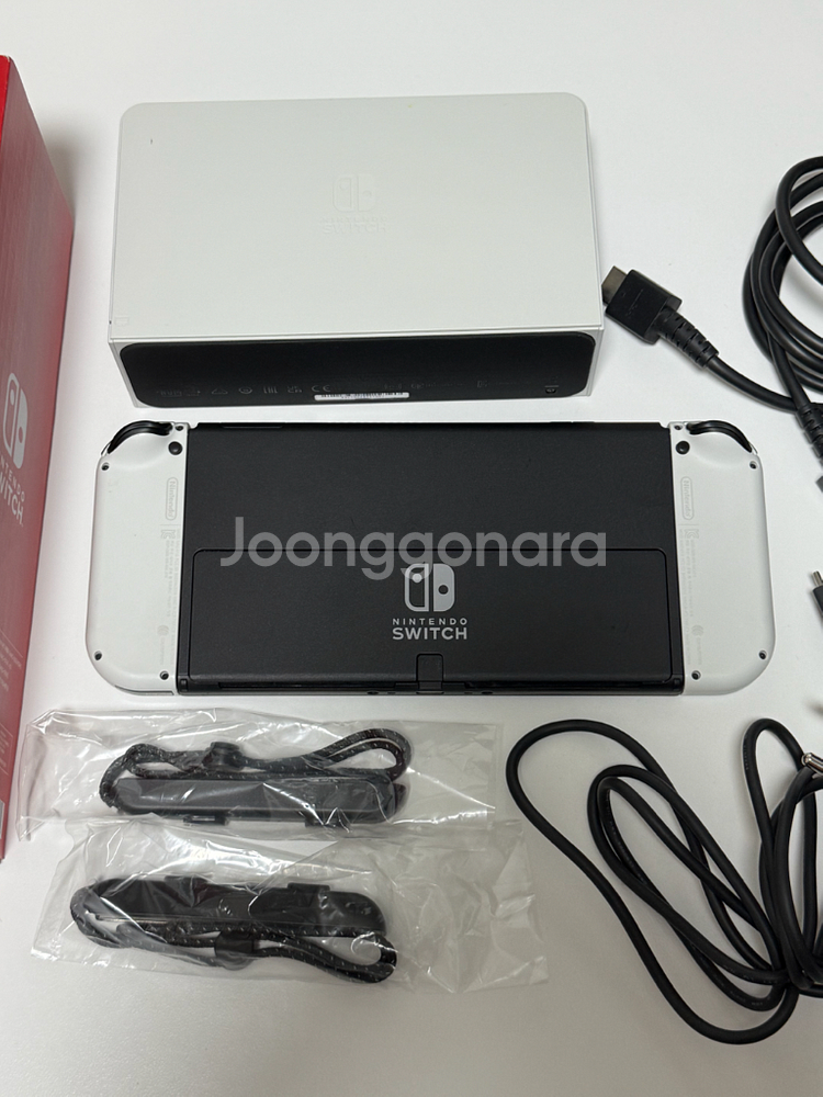 닌텐도 스위치 OLED 화이트 풀박스--2