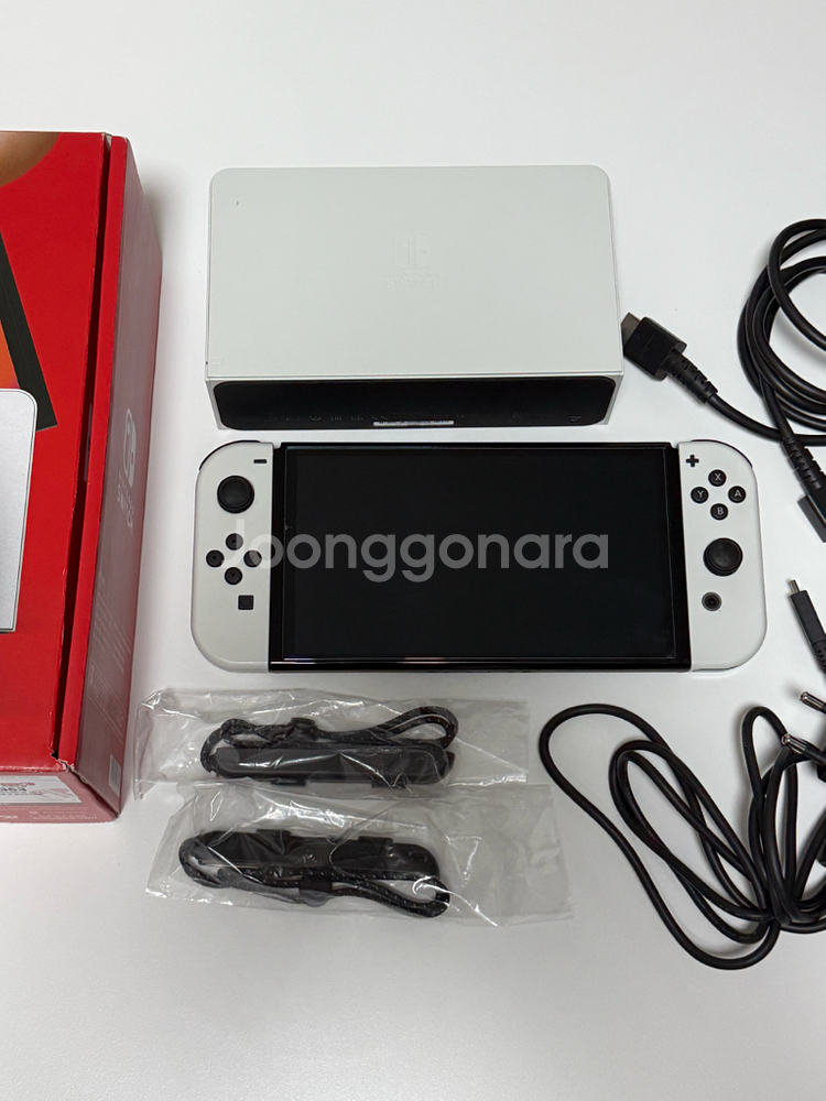 닌텐도 스위치 OLED 화이트 풀박스--1