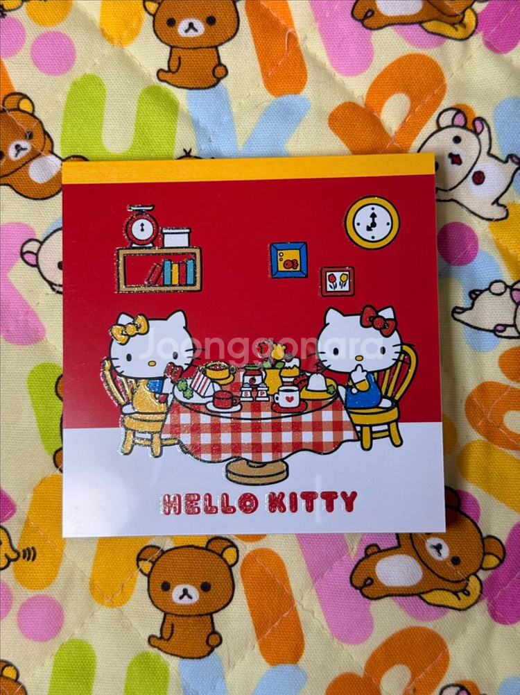 헬로키티 사각메모지 [일본정품 새상품]--0