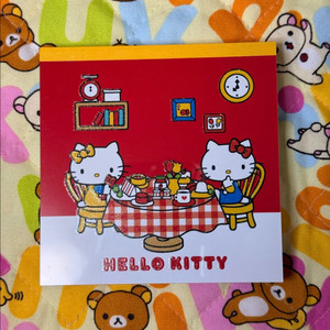 헬로키티 사각메모지 [일본정품 새상품]