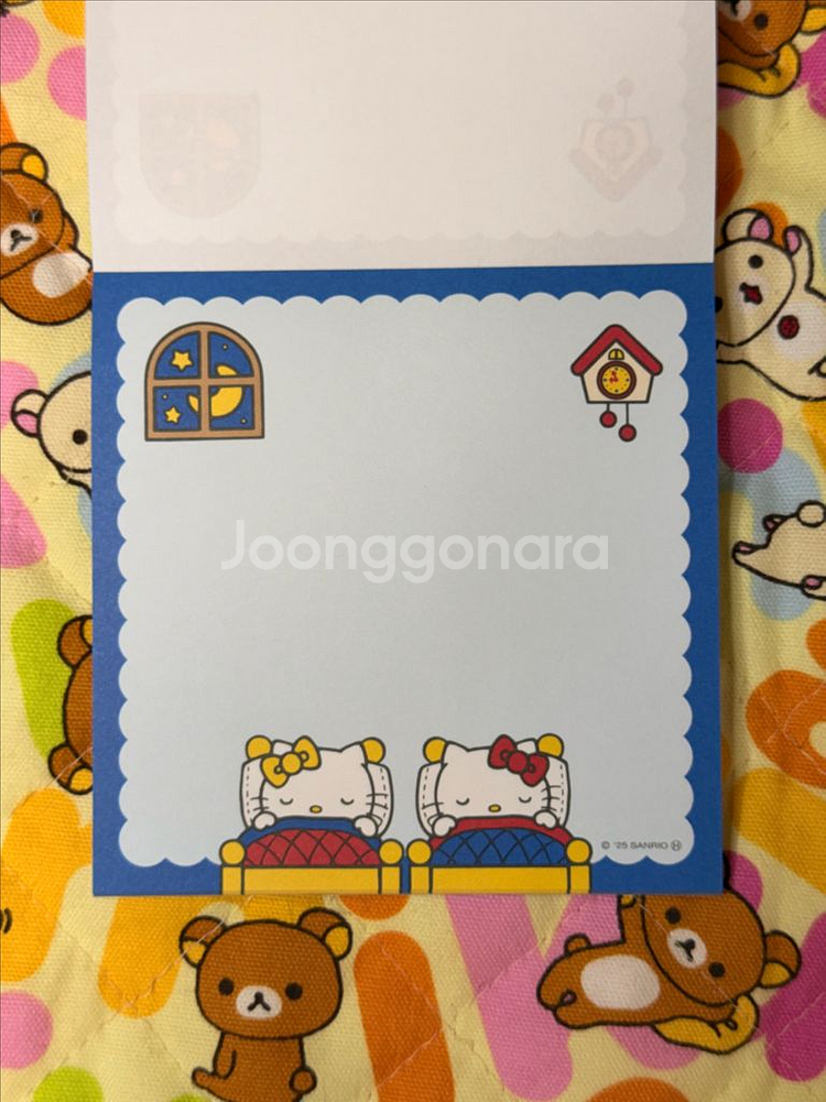 헬로키티 사각메모지 [일본정품 새상품]--4