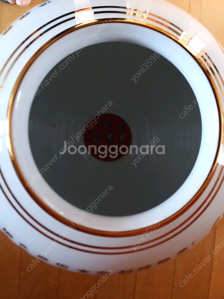 달마 도자기 순금 글씨--6