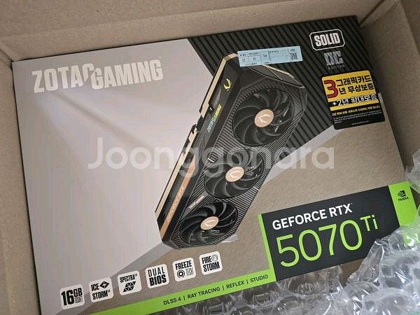 미개봉)ZoTac RTX 5070 ti. 판매합니다--0