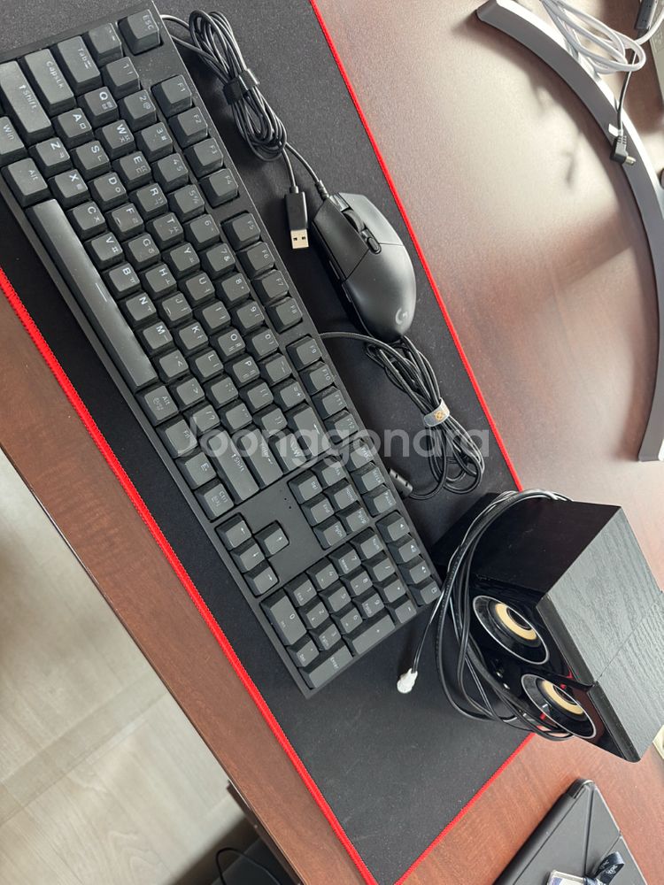 게이밍 세트 (키보드+헤드셋+마우스+스피커) 팝니다--1