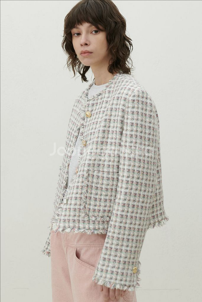 새상품:)모먼 트위드 자켓(채정안,이현이착용)--1