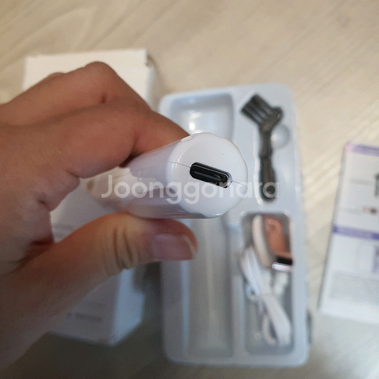 속눈썹 고데기 히팅 뷰러 c타입 온도조절가능 브러쉬포함--2