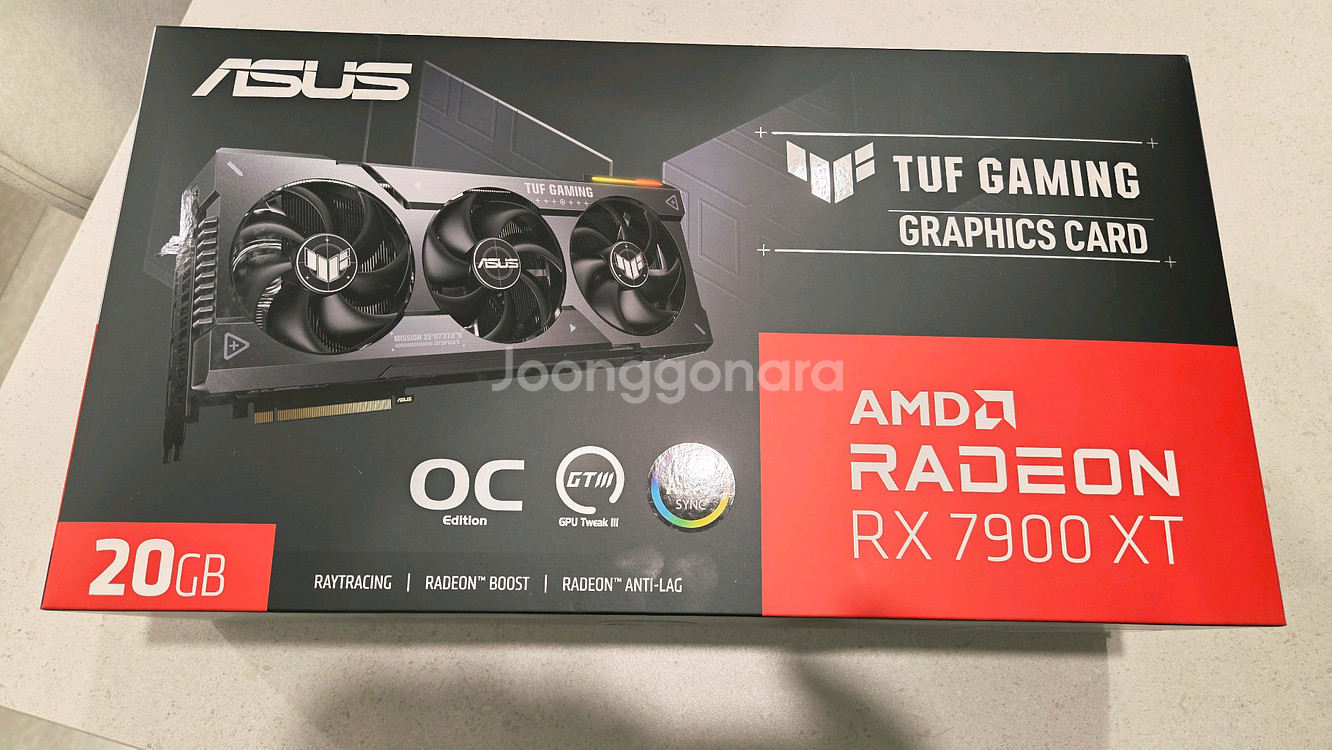 TUF Gaming RX 7900 XT OC 그래픽카드--0