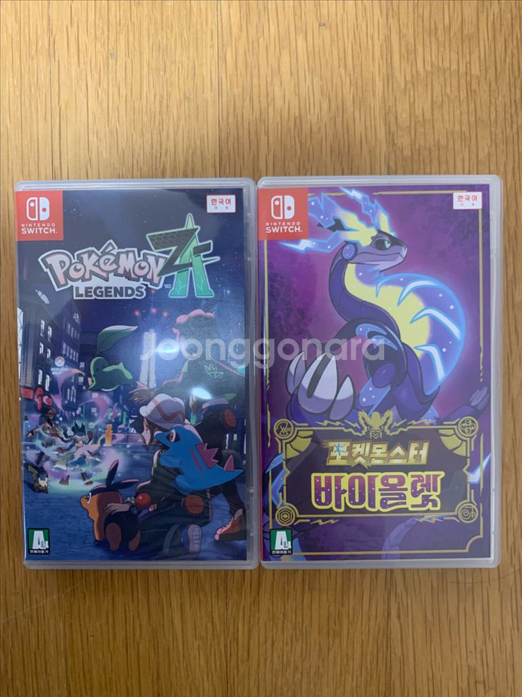 닌텐도스위치 포켓몬스터 바이올렛 + 포켓몬스터ZA 판매합니다.--0