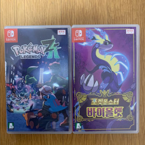 닌텐도스위치 포켓몬스터 바이올렛 + 포켓몬스터ZA 판매합니다.