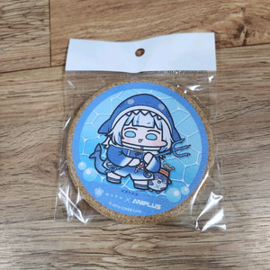 홀로라이브X애니플러스 한정판 가우르 구라 코스터(미개봉)