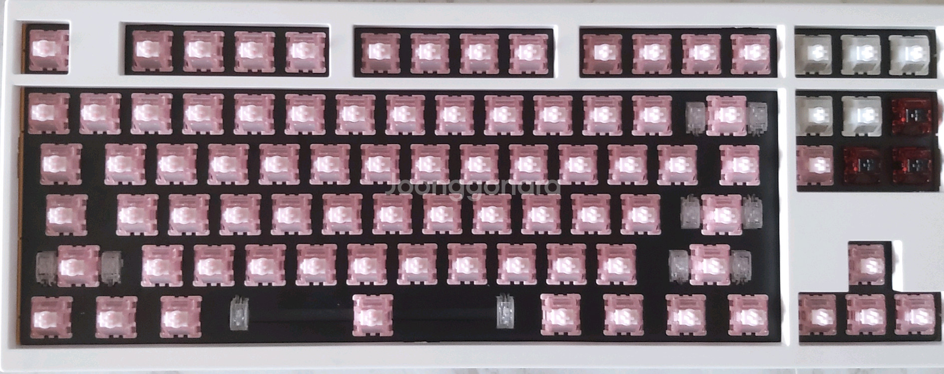 트랜지션라이트he 트랜라he 래피드트리거 키보드팝니다--1