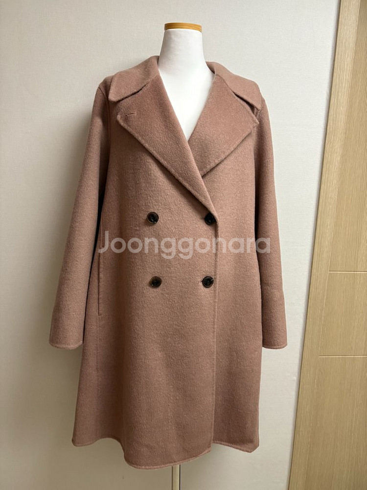 라인 핸드메이드 캐시 코트 M--0