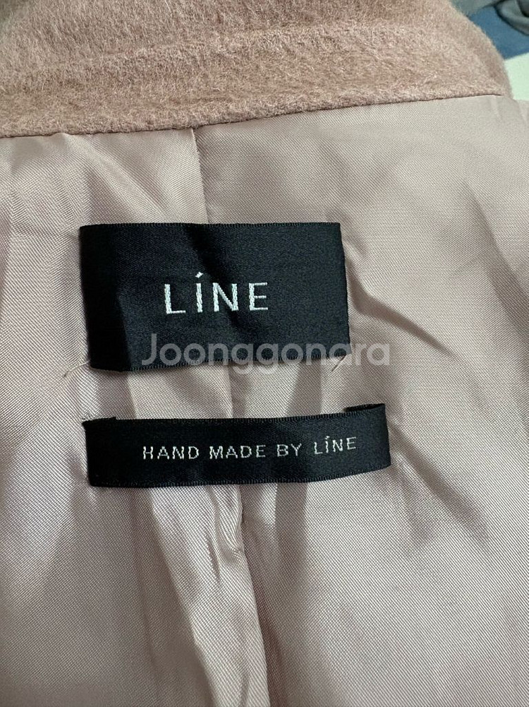 라인 핸드메이드 캐시 코트 M--6