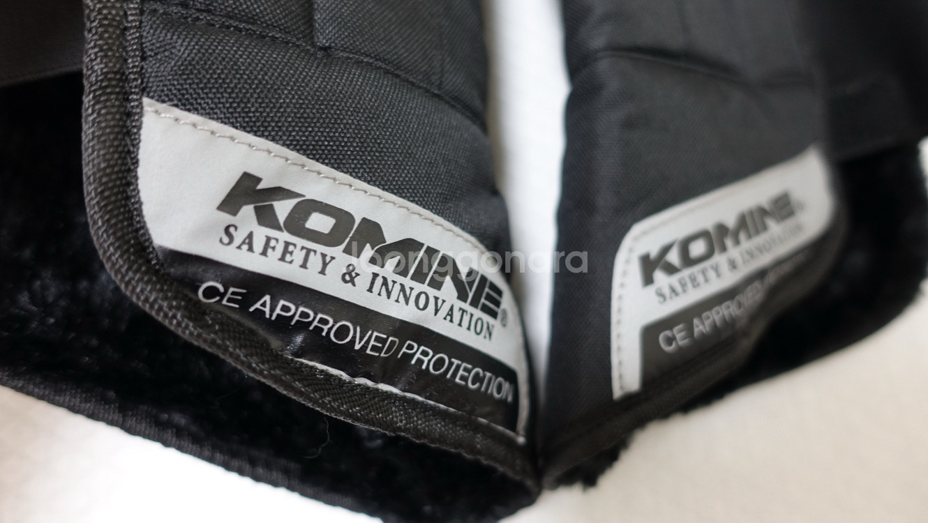 KOMINE 코미네 오토바이 겨울 방한 무릎 보호대--1