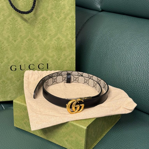 구찌 GG 마몽 리버서블 씬 벨트 여성용