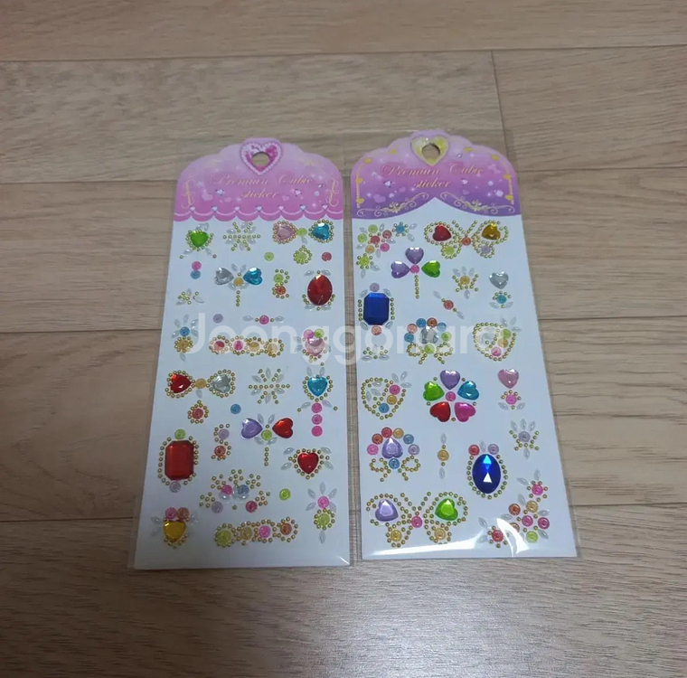 보석스티커 2개 일괄 다꾸--0