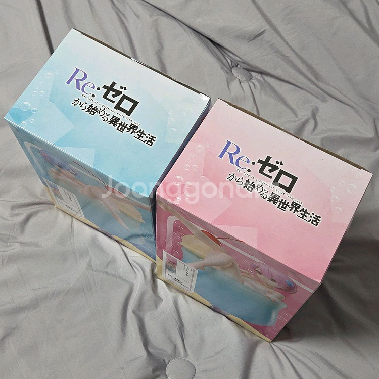 일괄)리제로 렘 람 엘코코 크림소다푸딩 1/7 피규어--4