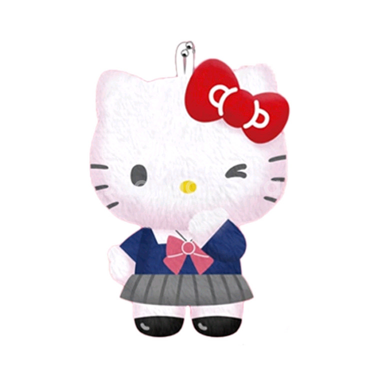 유메야 산리오 헬로키티 봉제인형 키링 가챠 갸루키티 새상품 판매합니다.--1