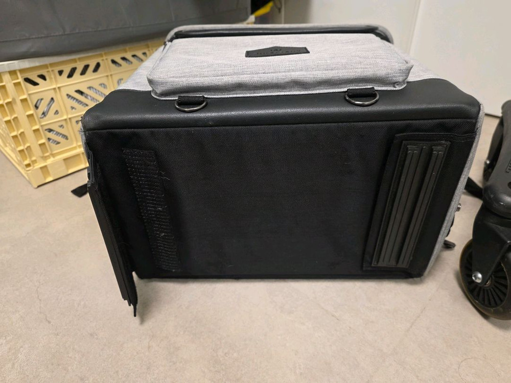 로얄테일즈 루이스 그레이 백팩+트래블러 강아지 유모차 이미지