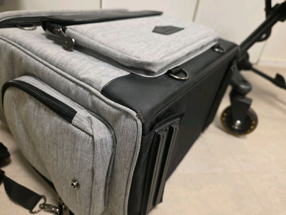 로얄테일즈 루이스 그레이 백팩+트래블러 강아지 유모차 이미지