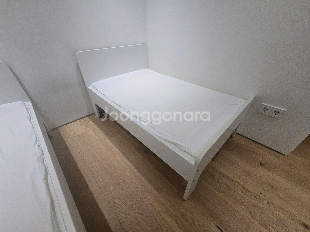 이케아 슬렉트 침대프레임 + 매트리스 / 길이조절침대--0