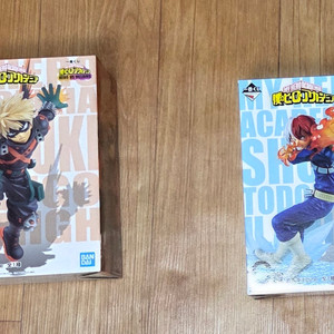 제일복권 히어로 VS 빌런 바쿠고 , 토도로키 쇼토 피규어 판매합니다.