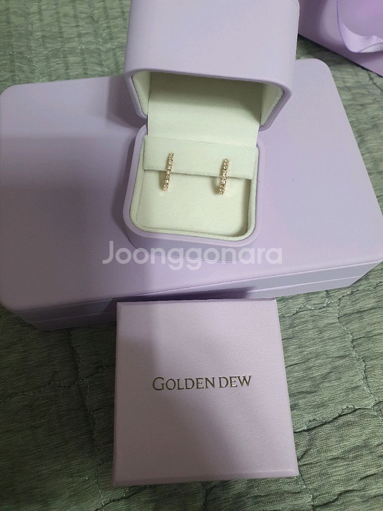 골든듀 린콘트로라인 옥타D 귀걸이 새상품--3