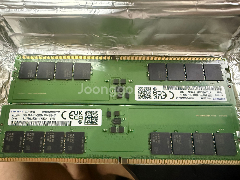삼성 64GB DDR5-5600 메모리 (32GB 2개)--0