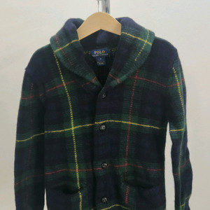 폴로 랄프로렌 키즈 체크 가디건 7 / 120전후