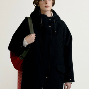 낫띵리튼 Hanson hoodie parka (Dark navy)