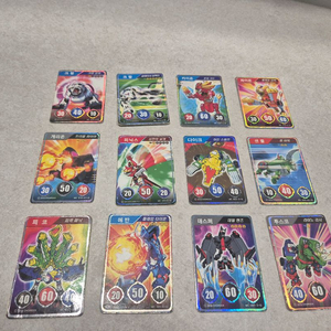 터닝메카드 카드 12종 홀로그램 테두리