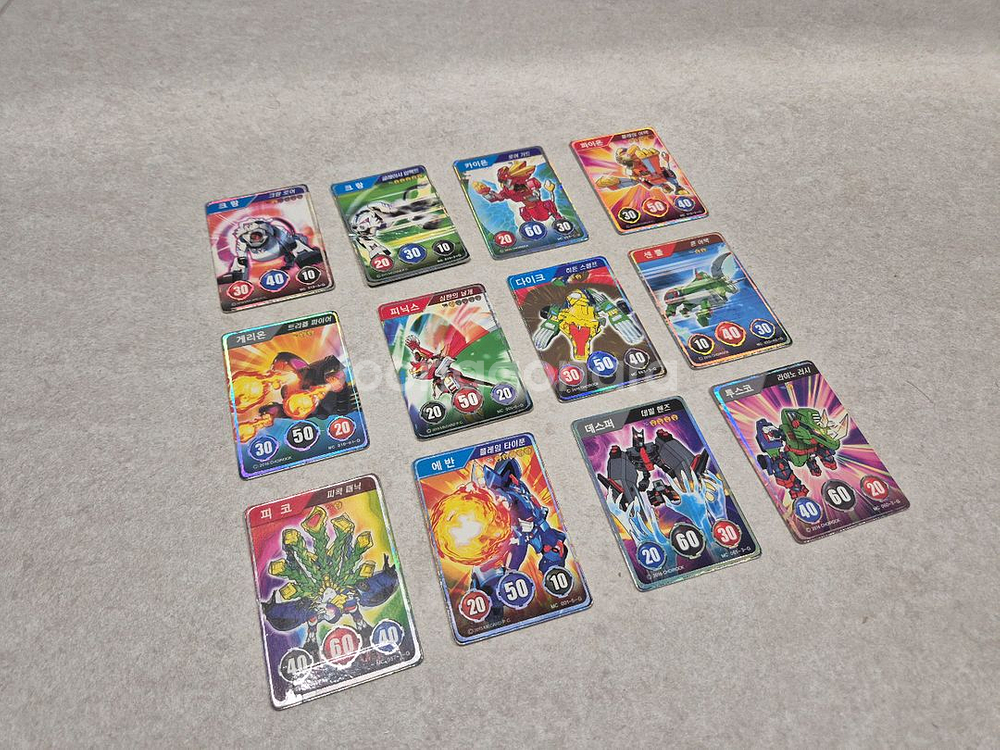 터닝메카드 카드 12종 홀로그램 테두리--1