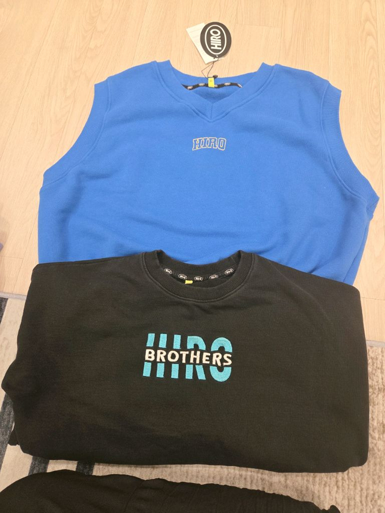 히로 블랭크 베스트 히로 맨투맨 140 일괄--1