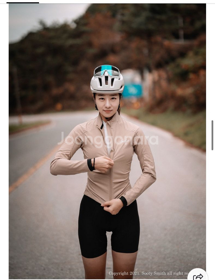 여성 자전거 옷 라이딩자켓 바람막이 수티스미스--1