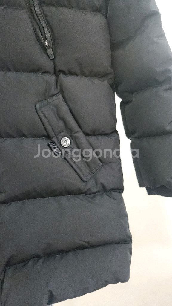 내셔널지오그래픽 키즈 구스다운 블랙 패딩 점퍼 110--4