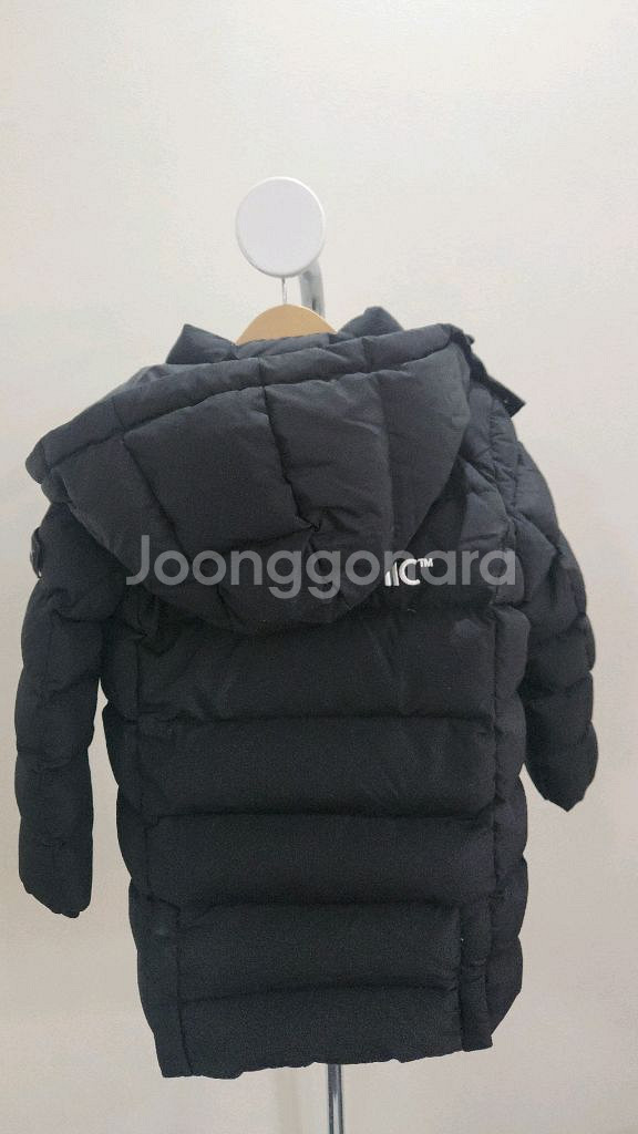 내셔널지오그래픽 키즈 구스다운 블랙 패딩 점퍼 110--7