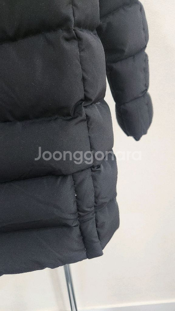 내셔널지오그래픽 키즈 구스다운 블랙 패딩 점퍼 110--9