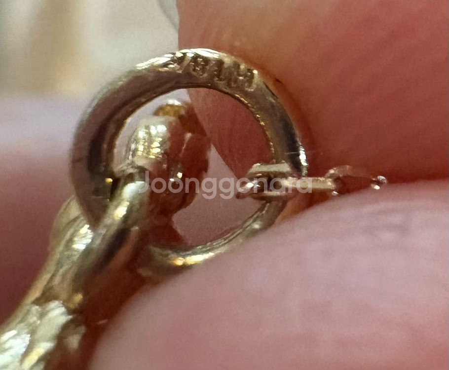 18k 골드 말 펜던트 목걸이(목걸이줄은 14k) 금값--2