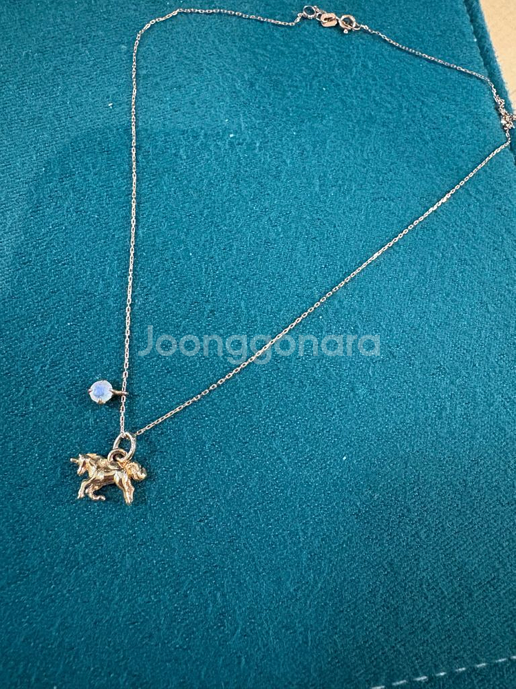 18k 골드 말 펜던트 목걸이(목걸이줄은 14k) 금값--3