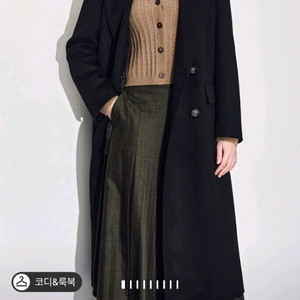 타임 캐쉬미어 더블코트44 (랑방,마인,타임,더캐시미어