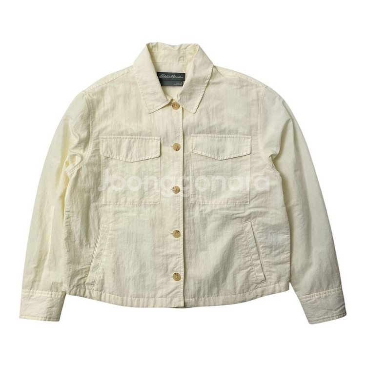 [중고] 에디바우어 얇은 여성 숏 코트 셔츠 자켓 S--0