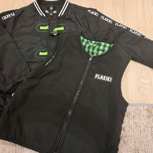 플라키키 점퍼 조끼 세트 FLAKIKI