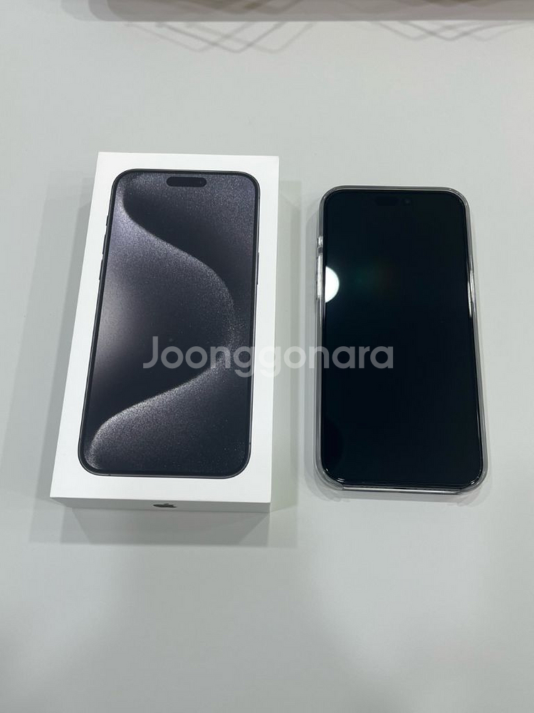 아이폰 15 프로 맥스 256GB 티타늄 블랙--7