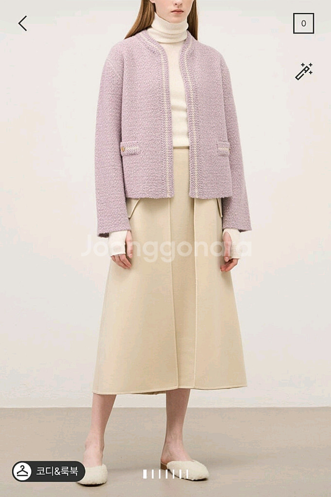 더캐시미어 오픈 가디건 (랑방,마인,타임,더캐시미어)--0