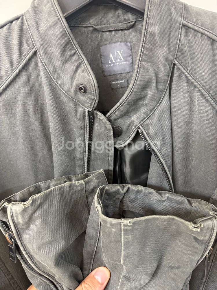 아르마니 익스체인지 그레이진 자켓 팝니다.(M사이즈)--4