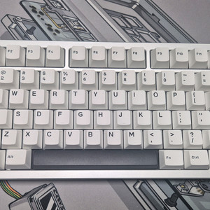 레이니.75 키보드 실버 중옵