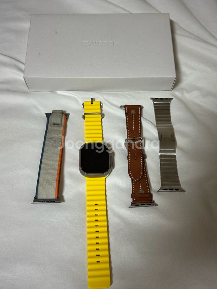 애플워치 울트라2 티타늄 애케플 포함--0