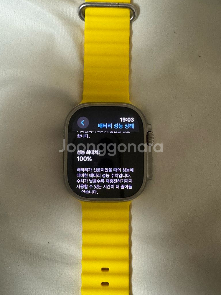 애플워치 울트라2 티타늄 애케플 포함--5