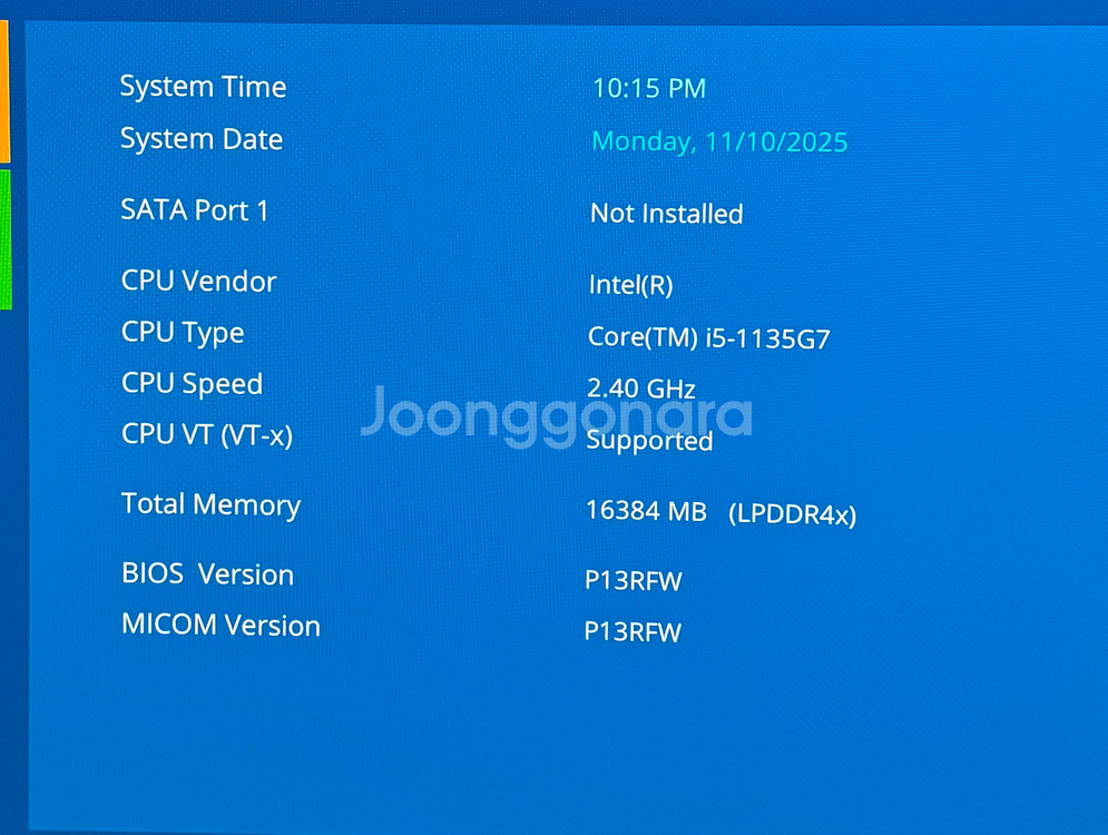 [ 부품용 ] 삼성 노트북 NT951XDB-K0A/C i5-1135G7--6