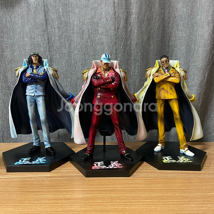 [리페인트] 원피스 해군 삼대장 피규어 반프레스토--0